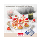 9-Cup Individual Cake Tin With Lid Zenker Bake Click And Go - Black