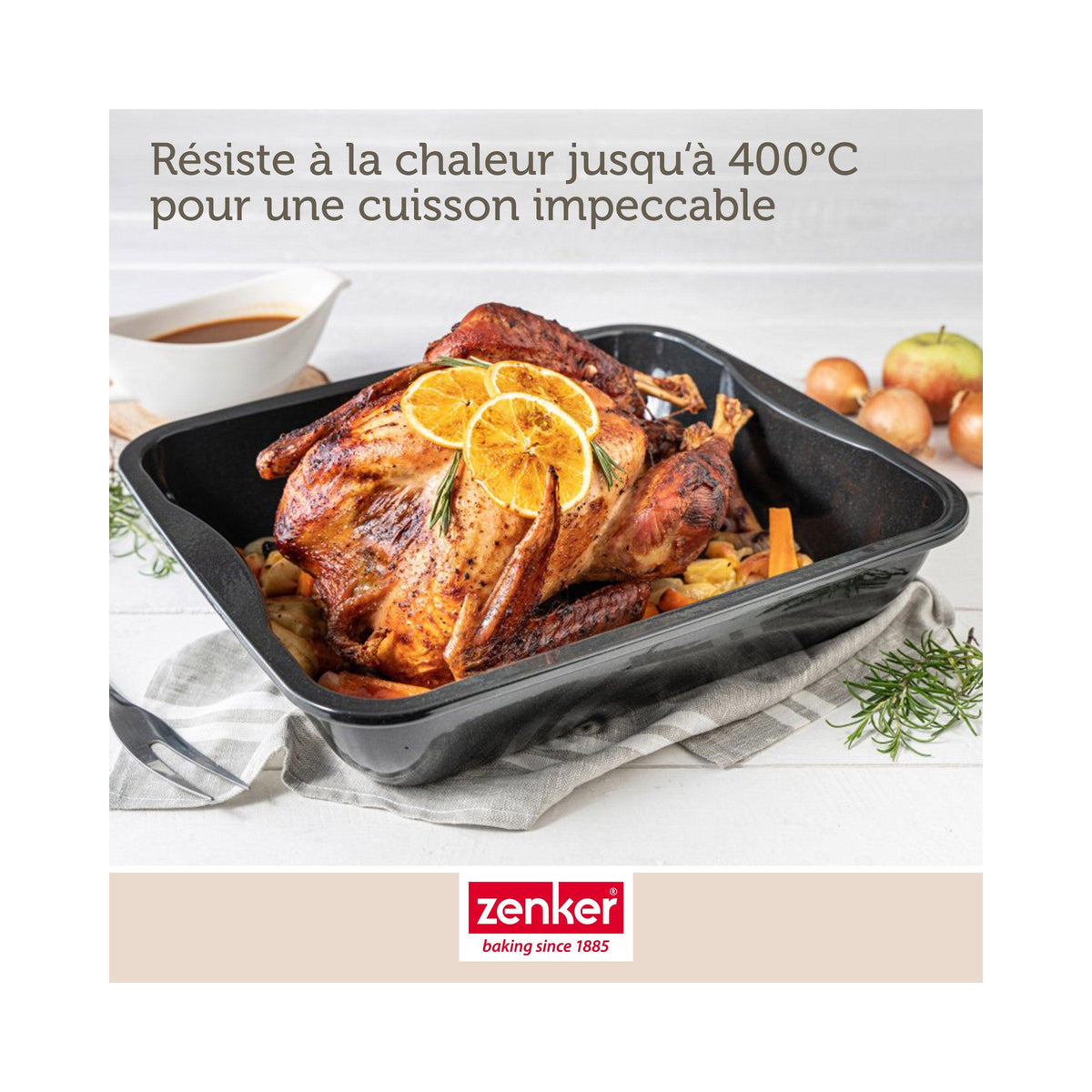 Set Di 2 Teglie Da Forno Rettangolari Zenker Special Cooking - Nero