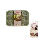 Set Da 2 Pezzi Speciale Muffin Zenker Green Vision - Verde/Marrone