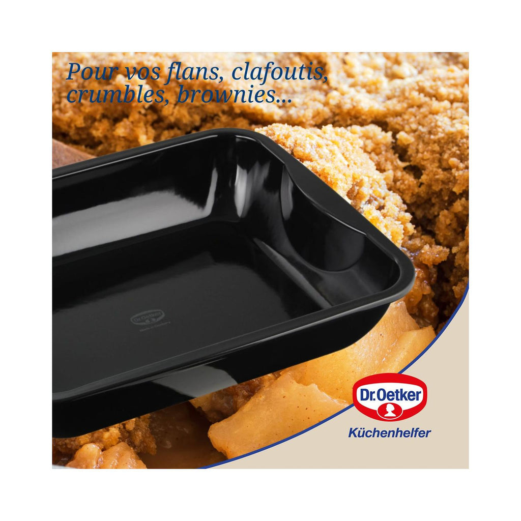 Pirofila Da Forno XXL A Bordi Alti Dr Oetker Back-Idee Kreativ - Nero