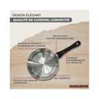 Set 3 Pentole In Acciaio Inox Fackelmann Geneva - Inox