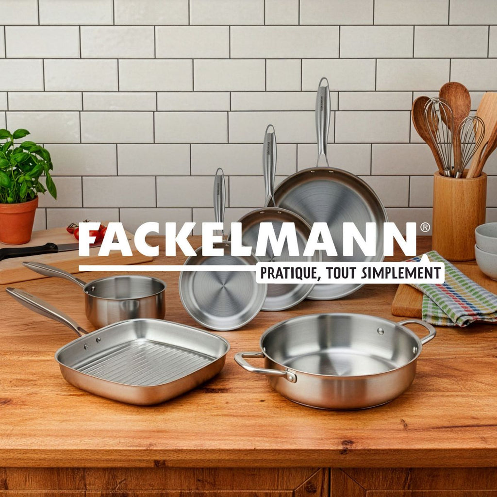 18/10 Triply Stainless Steel Saucepan Fackelmann Vita3 - Stainless Steel