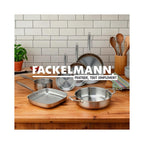Padella In Acciaio Inox 18/10 Triply Fackelmann Vita3 - Inox