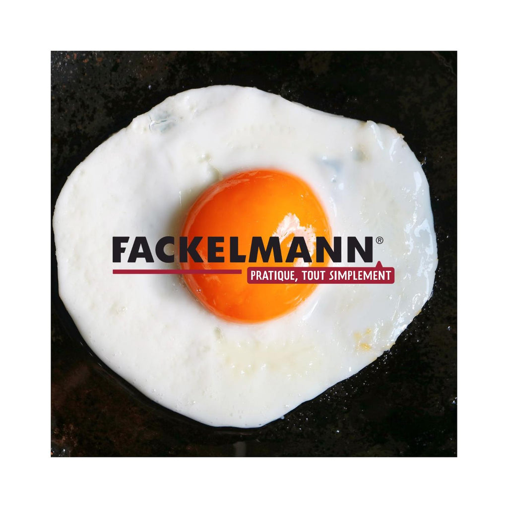 Wok In Ghisa Di Alluminio Con Rivestimento Antiaderente Ceramico Senza PFAS Fackelmann - Nero/Grigio