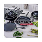 Set Di 3 Padelle Antiaderenti In Ceramica Fackelmann Brandao - Nero/Verde