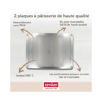 Lot De 2 Plaques À Pâtisserie Perforées En Inox Zenker Special Cooking - Aluminium