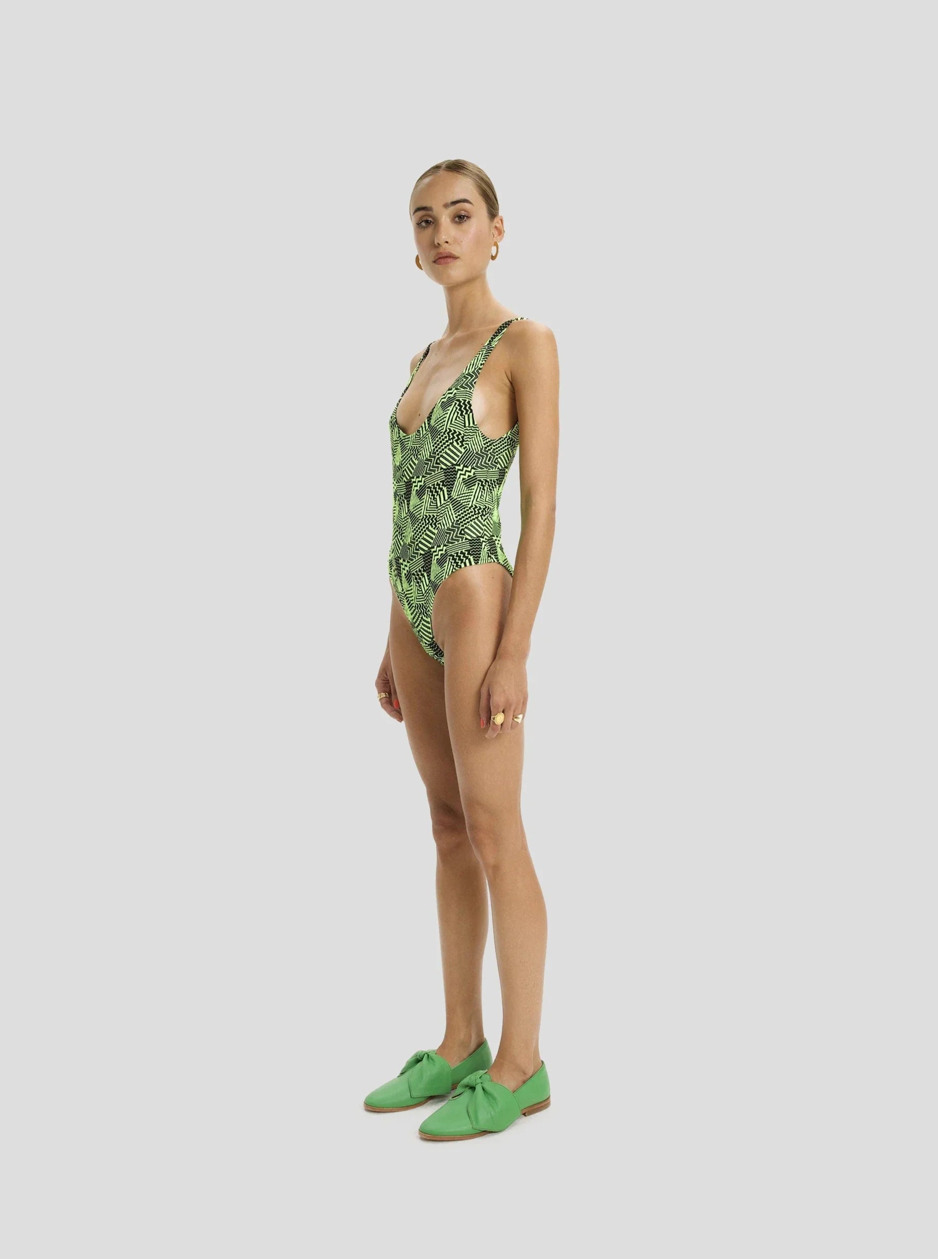 Maillot De Bain Otis Néon Agrumes Pétillant