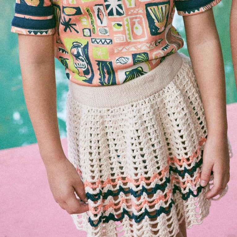 Falda de mazapán Wellfleet - Selección Misha & Puff disponible en www.amaetc.com, concept store eco amigable para niños