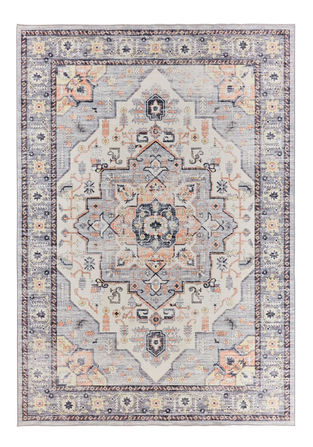Alfombra vintage - Gris - Colección Otomana OTTOMAN