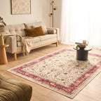 Alfombra de salón vintage - Beige - Colección Otomana OTTOMAN