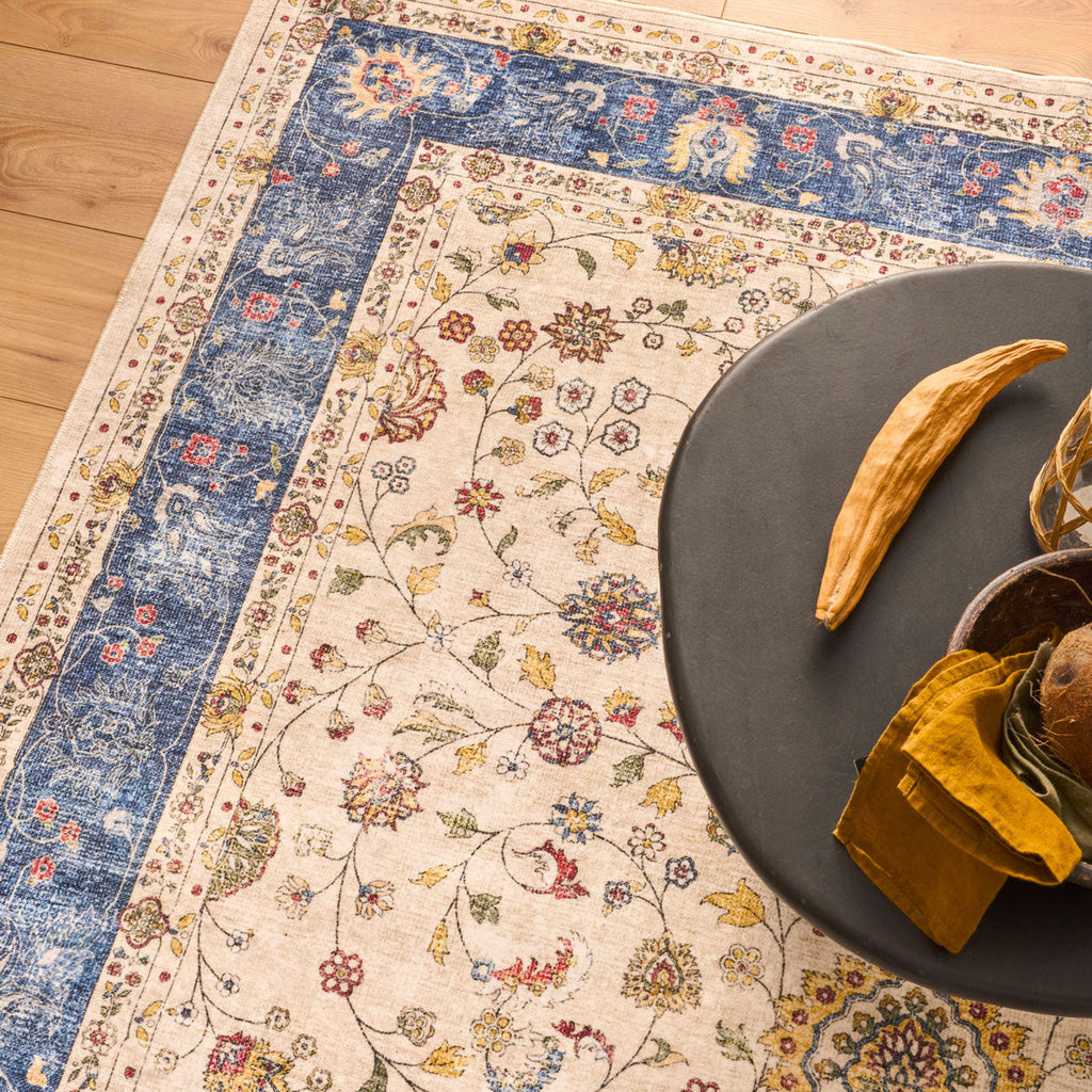 Alfombra de salón vintage - Azul - Colección Otomana OTTOMAN