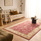 Tapis salon vintage - Rouge - Collection Ottoman OTTOMAN