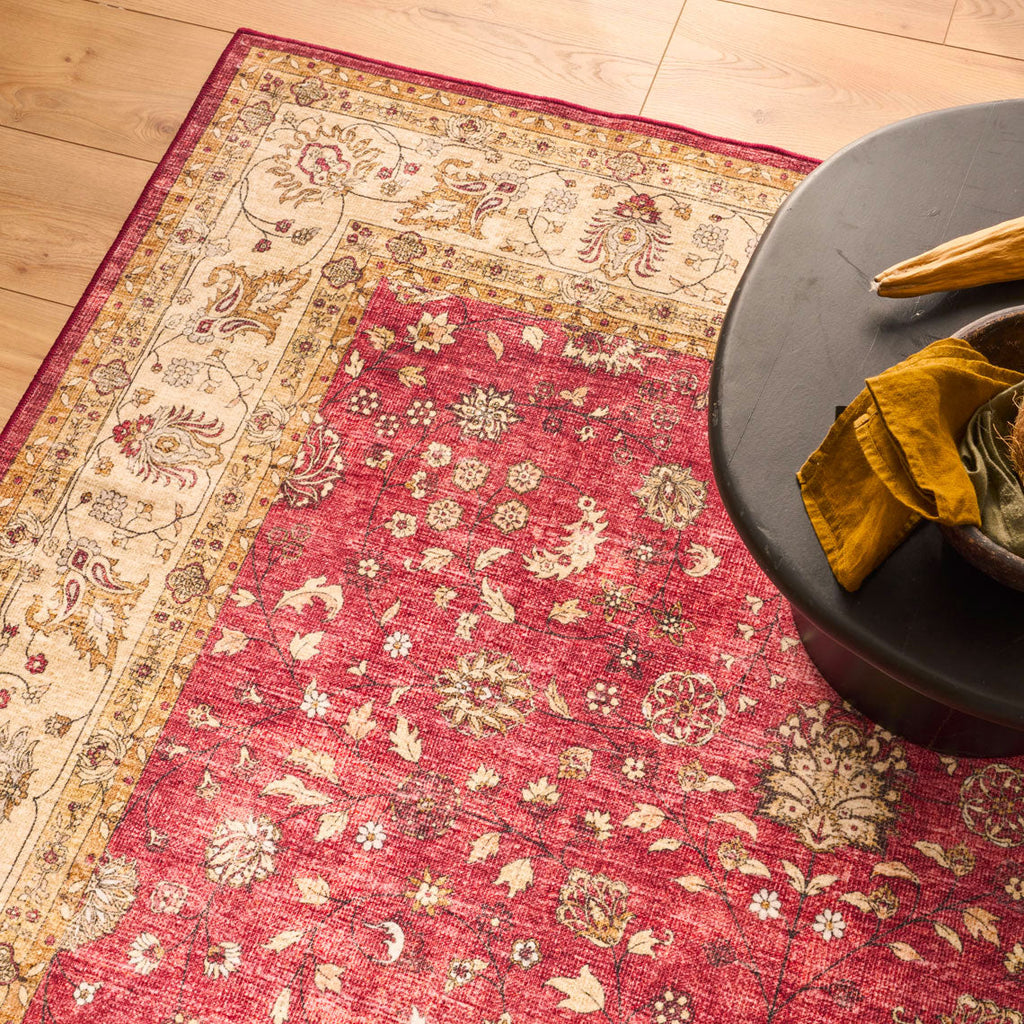 Tapis salon vintage - Rouge - Collection Ottoman OTTOMAN