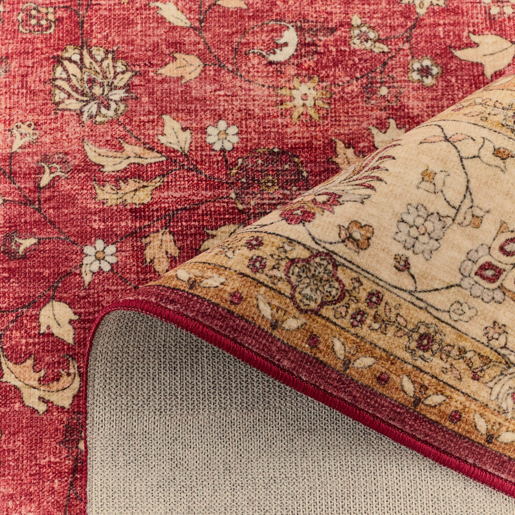 Tapis salon vintage - Rouge - Collection Ottoman OTTOMAN