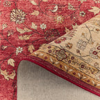 Tapis salon vintage - Rouge - Collection Ottoman OTTOMAN