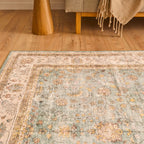 Alfombra de salón vintage - Turquesa - Colección Otomana OTTOMAN
