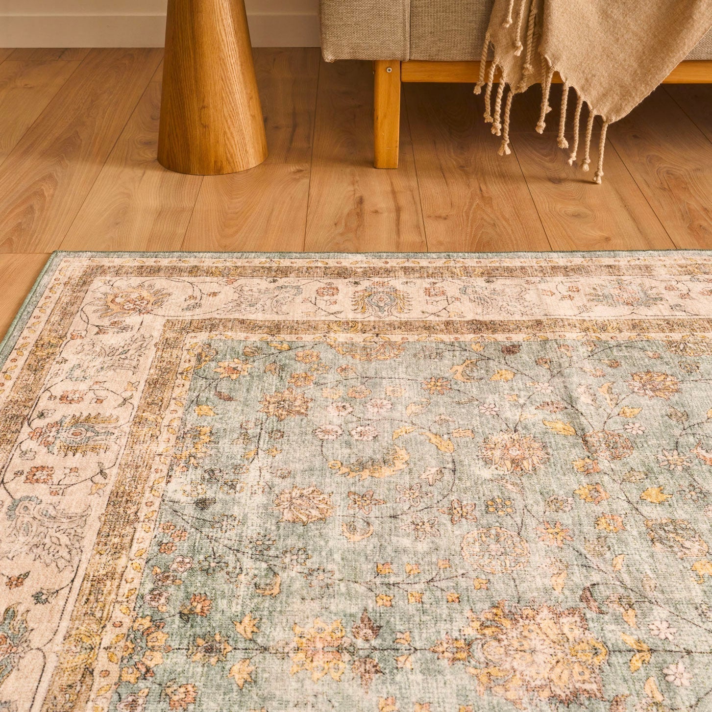 Alfombra de salón vintage - Turquesa - Colección Otomana OTTOMAN