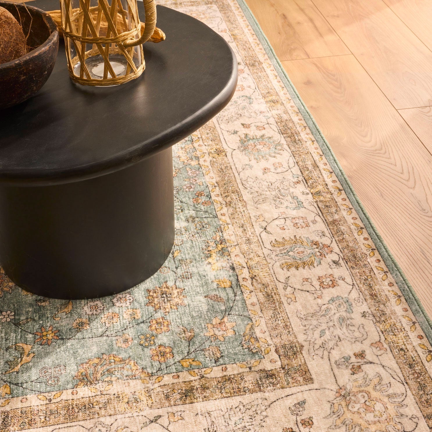 Alfombra de salón vintage - Turquesa - Colección Otomana OTTOMAN