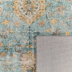 Alfombra de salón vintage - Turquesa - Colección Otomana OTTOMAN