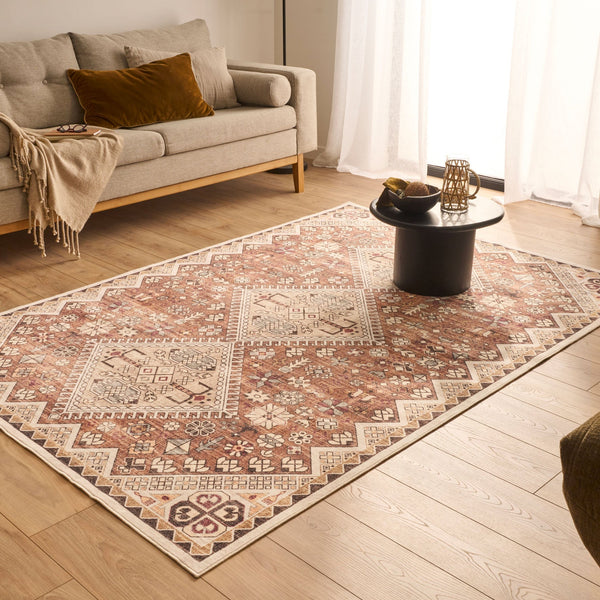 Ottoman - Indoor Rug - Polyester - Beige