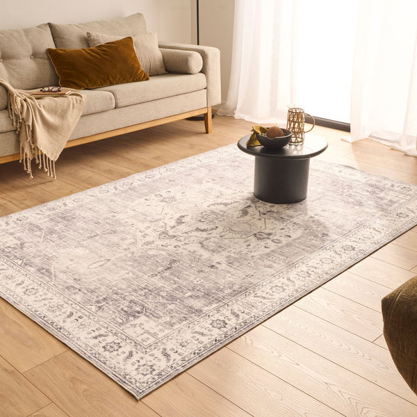 Ottoman - Tapis D'Intérieur - Polyester - Gris