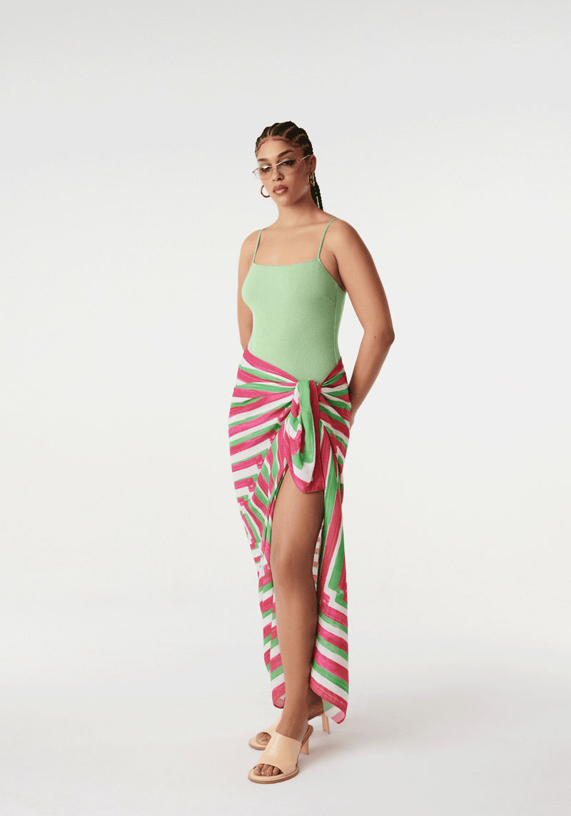 Pareo Otto - Rosa/Verde
