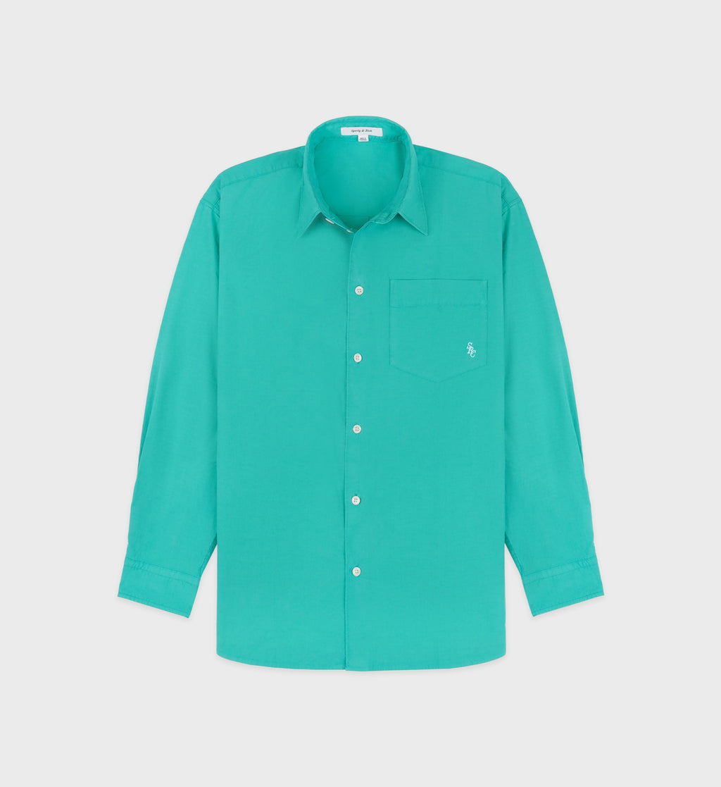 SRC Oversized Shirt - Caribbean/White - Women