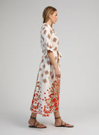 Robe Longue Ovintala Diwan Orange
