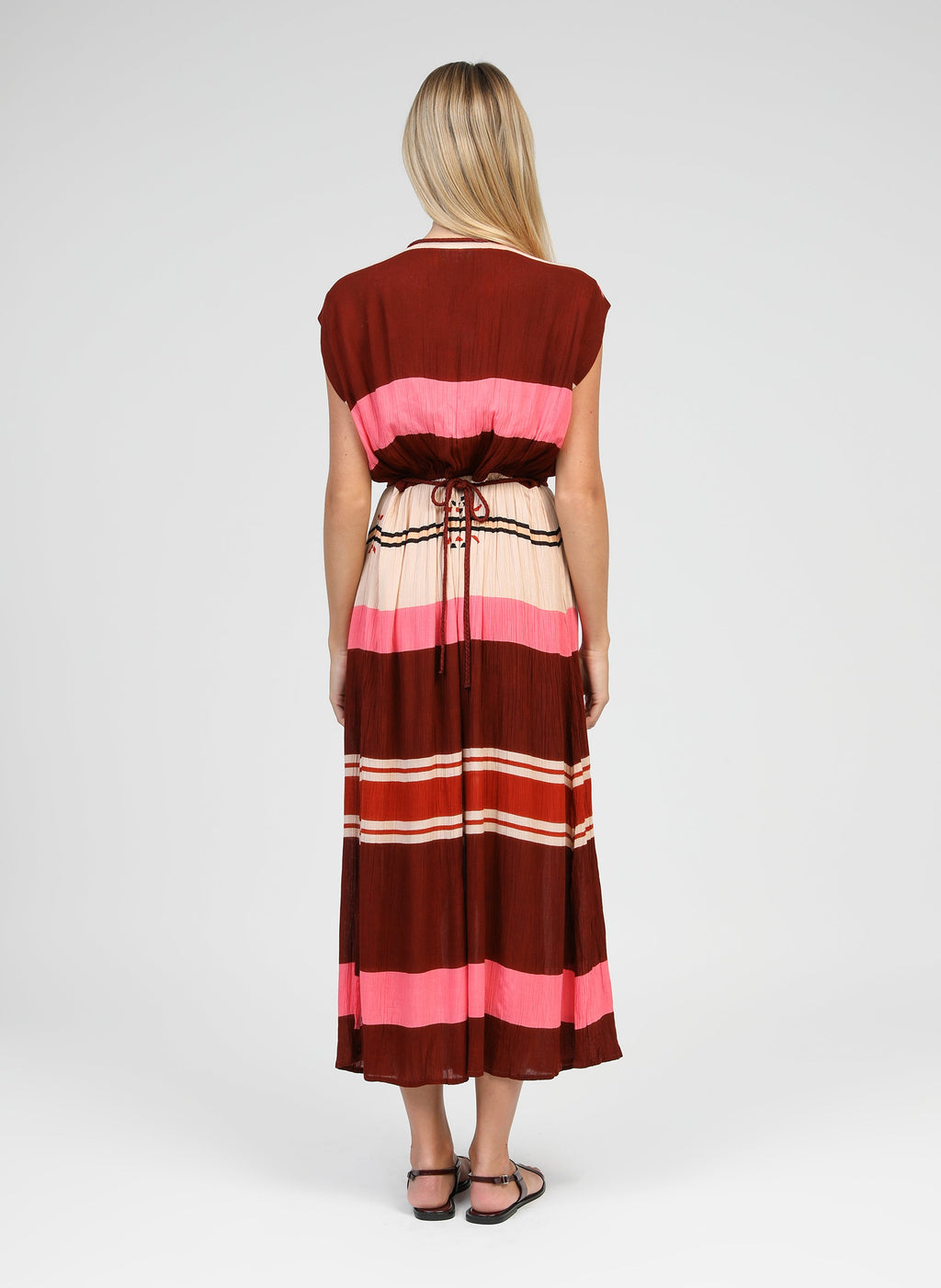 Robe Longue Owenila Peruna Brique