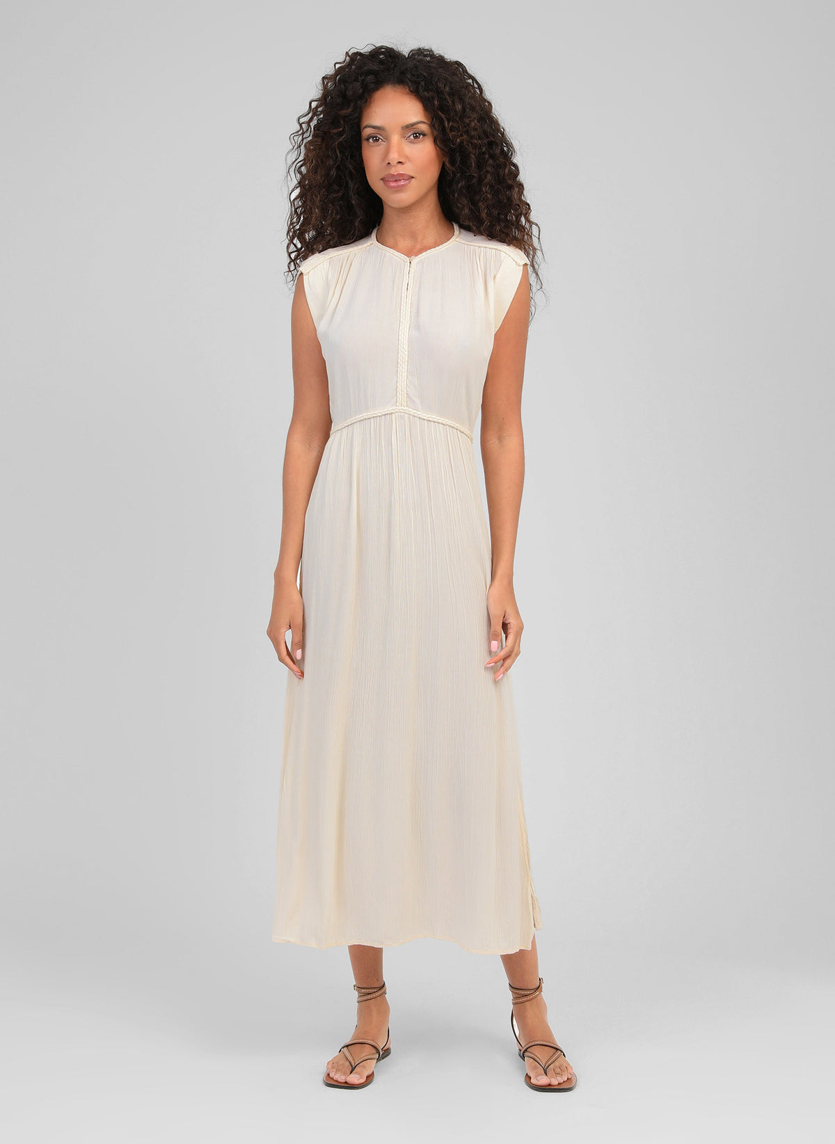 Robe Longue Owestina Vanille