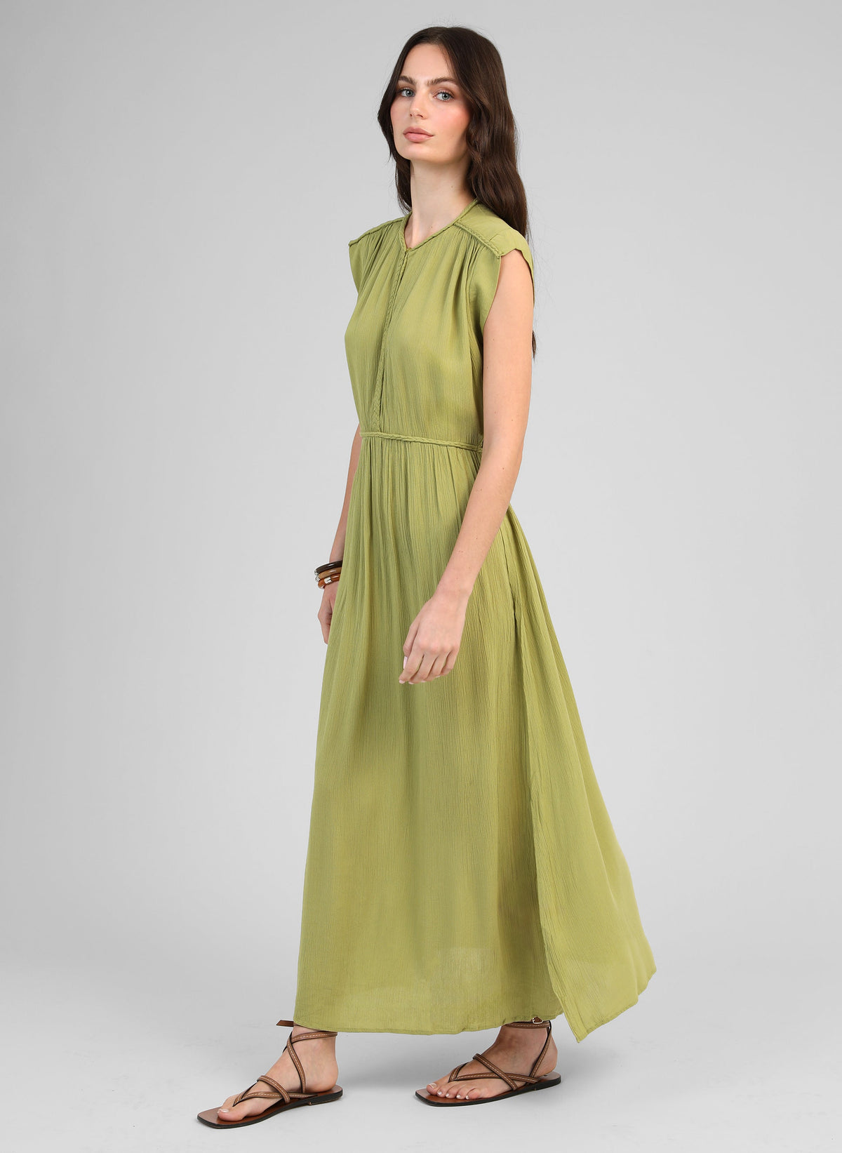 Robe Longue Owestina Tilleul