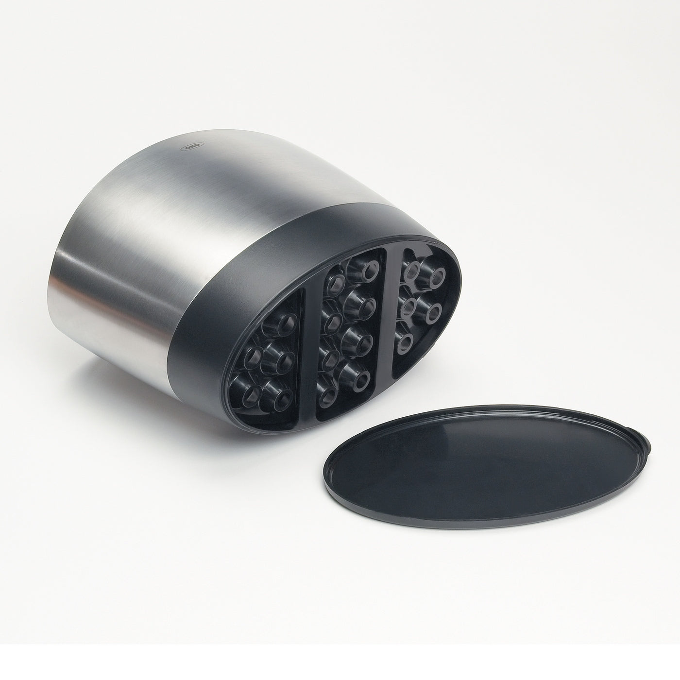 Olla para utensilios de acero inoxidable cepillado