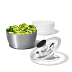 Stainless Steel Salad Spinner 26 Cm