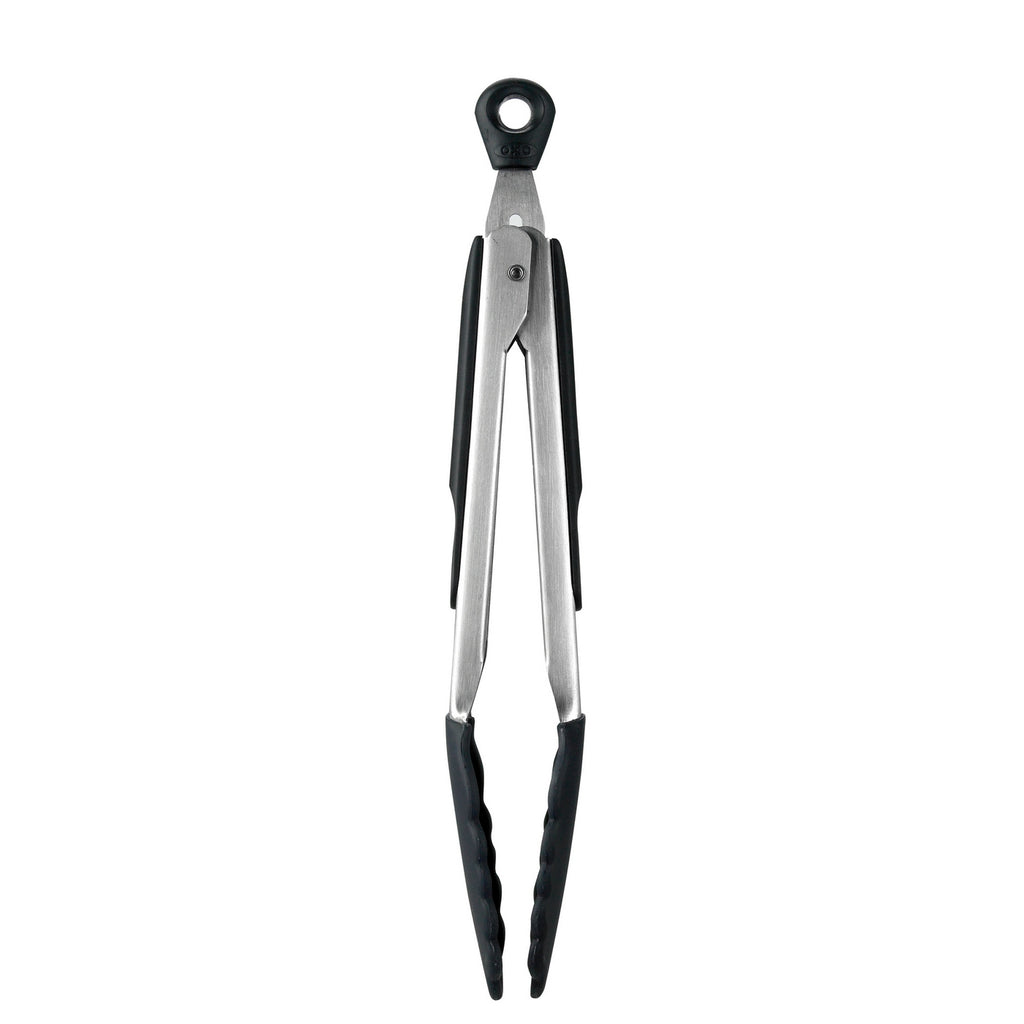 Pinzas para Servir Acero y Silicona 22 Cm