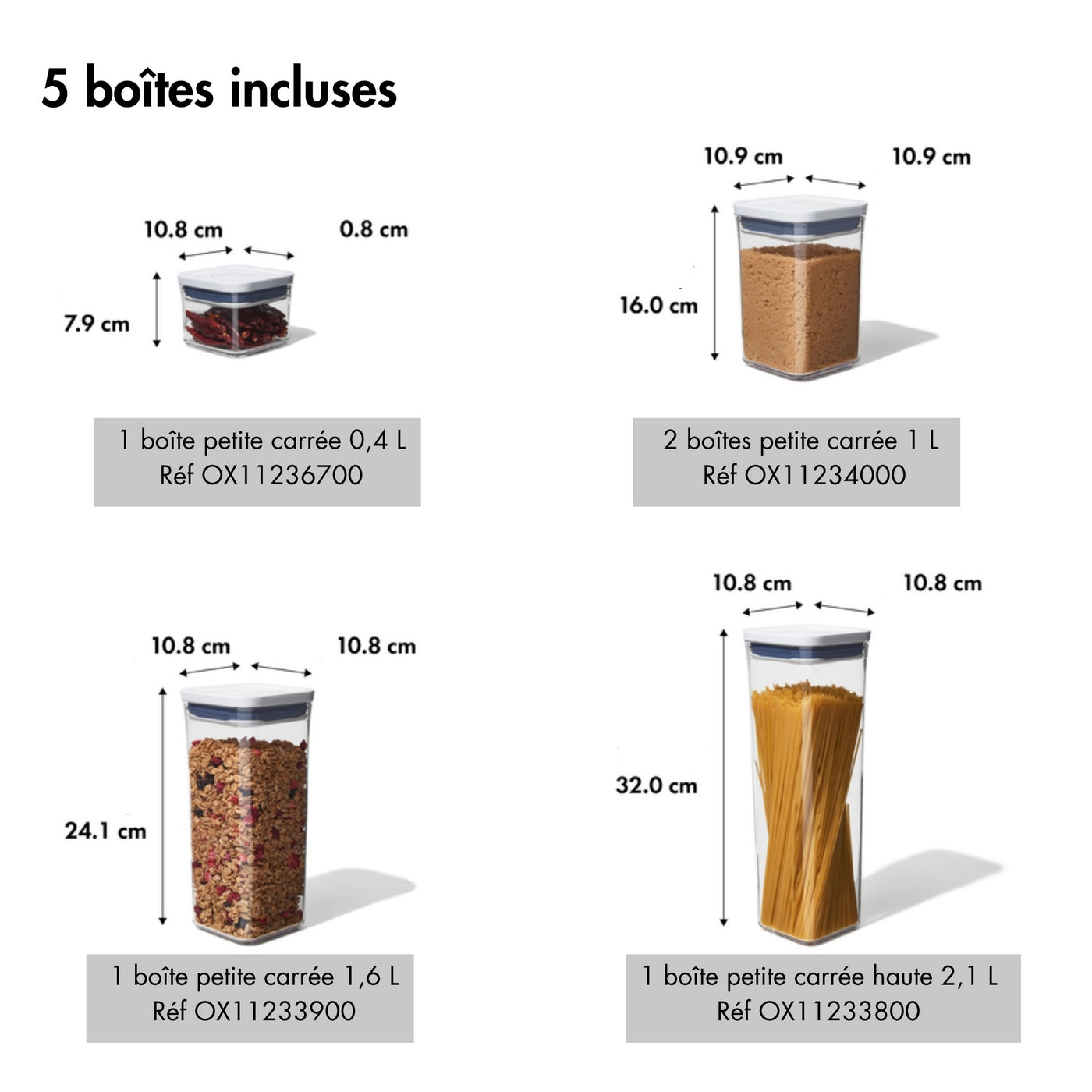 Set Of 5 Pop Boxes