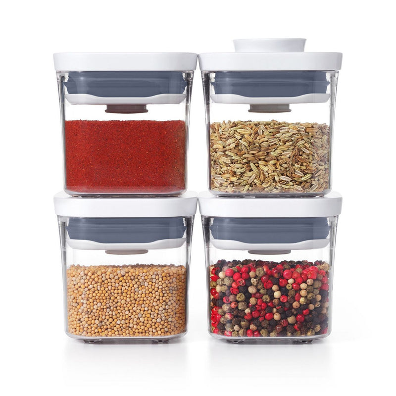 Set De 4 Boites Pop Mini Carree 0.2L