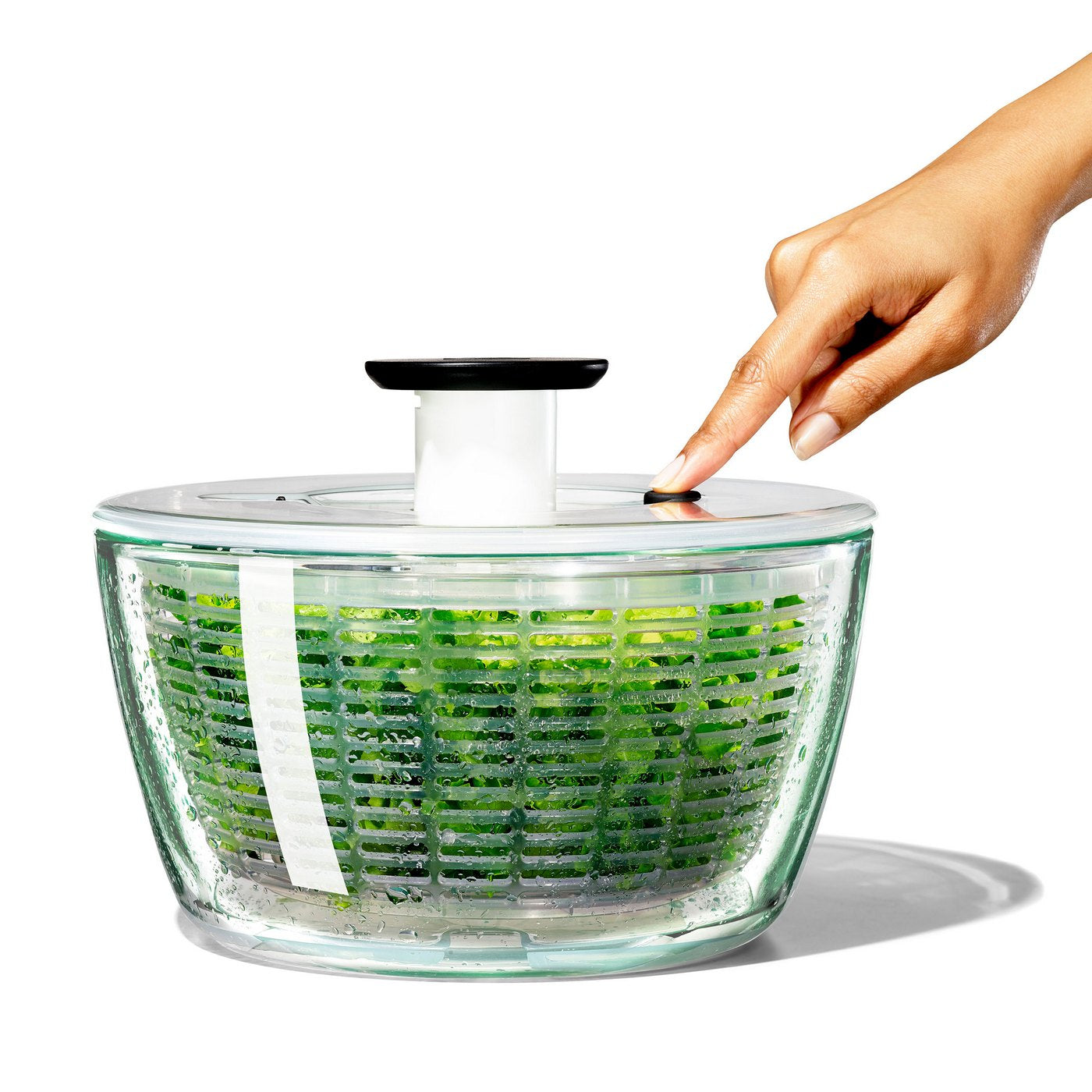 Glass Salad Spinner 26 Cm
