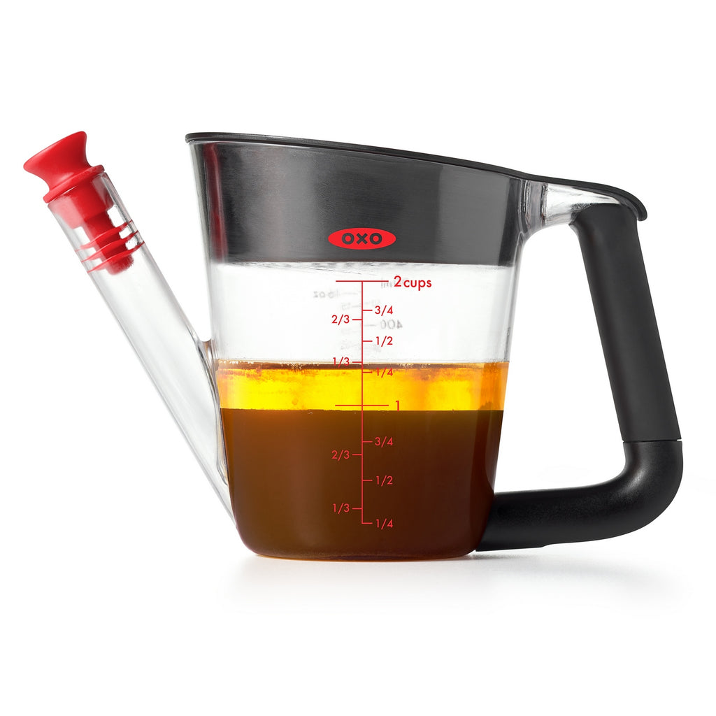 Separador De Grasas Negro Con Pico Vertedor 500 Ml