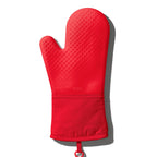 Red Silicone Oven Mitt