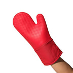 Red Silicone Oven Mitt