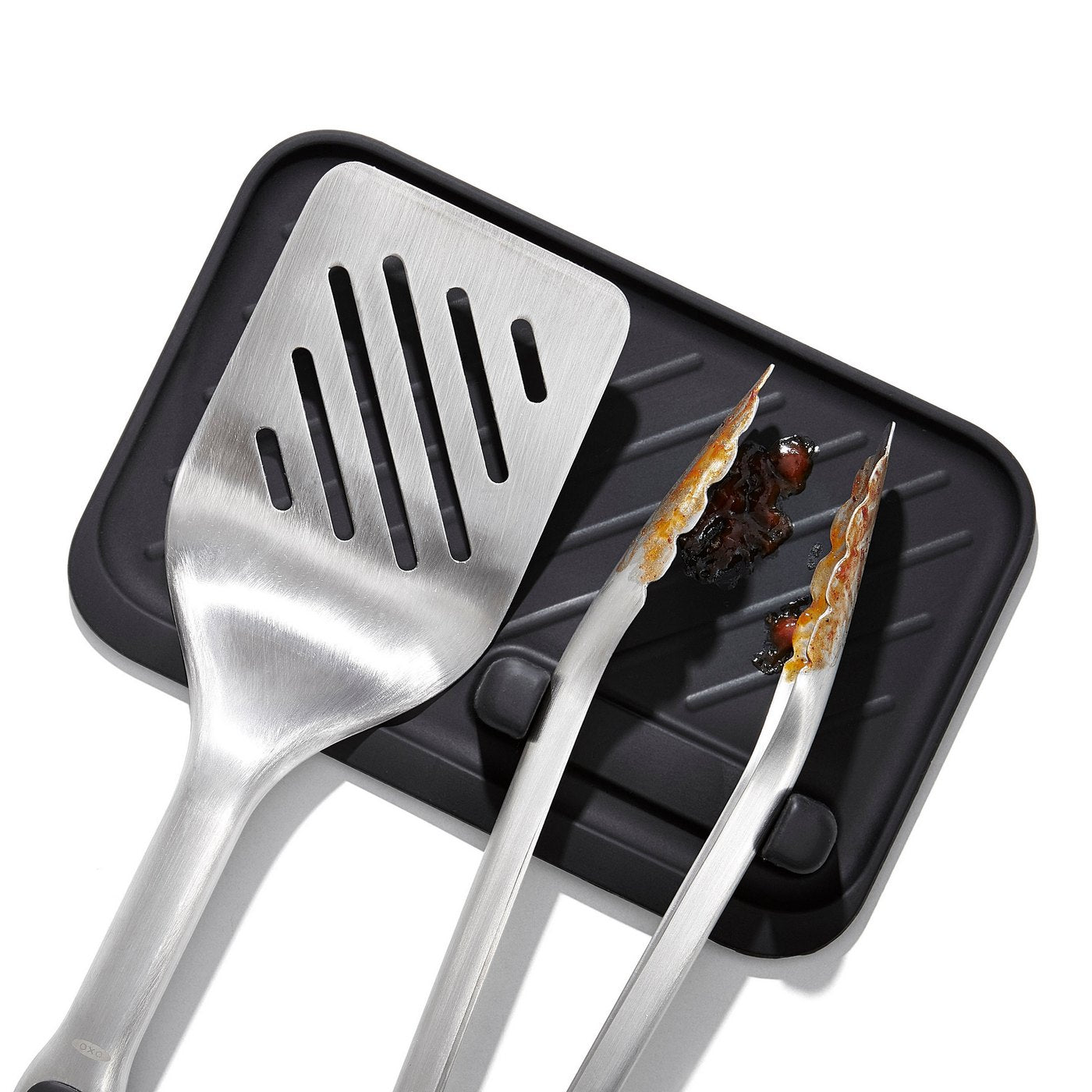 Set of 2 Barbecue Utensils Tongs + Spatula