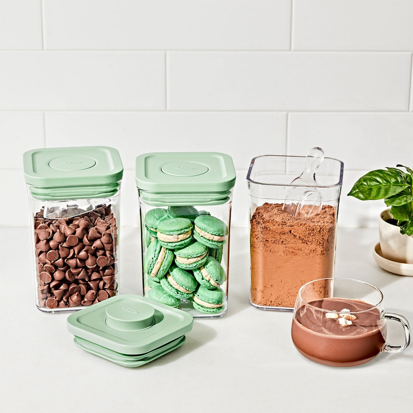 Set Of 3 Pistachio Pop Boxes