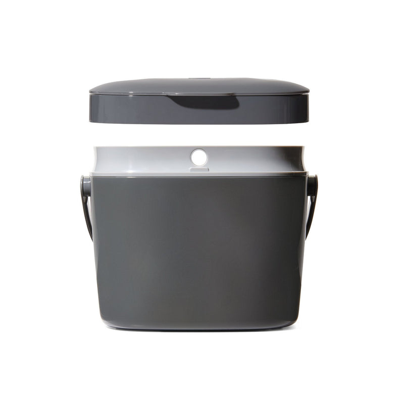 Bac À Compost De Cuisine Gris 6,6 L