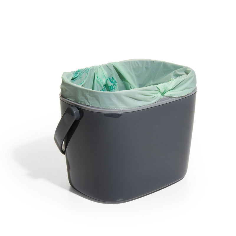 Bac À Compost De Cuisine Gris 6,6 L