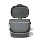 Gray Kitchen Compost Bin 6.6 L