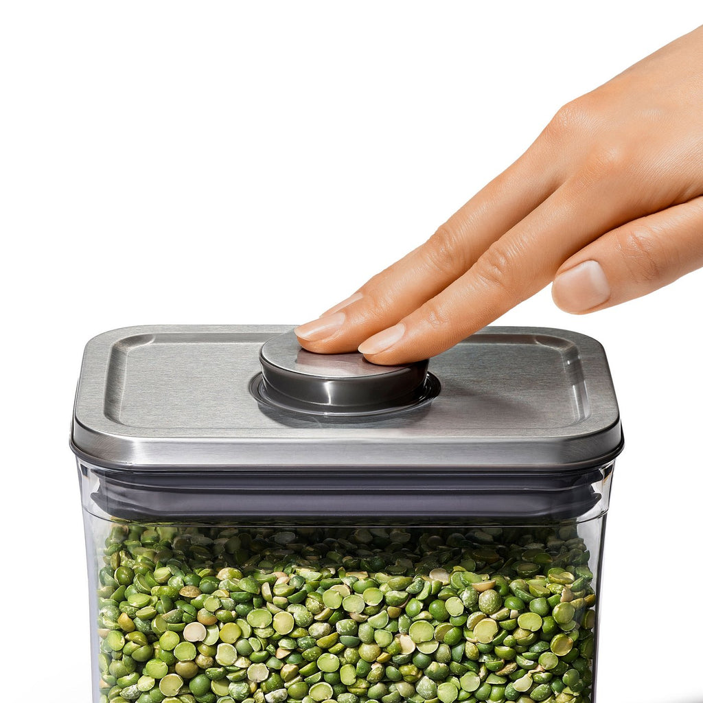 Pop Square Stainless Steel Storage Box 4.2L