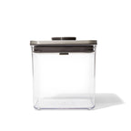 Caja de almacenamiento Pop Square de acero inoxidable 2,6 L