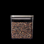 Caja de almacenamiento Pop Square de acero inoxidable 2,6 L