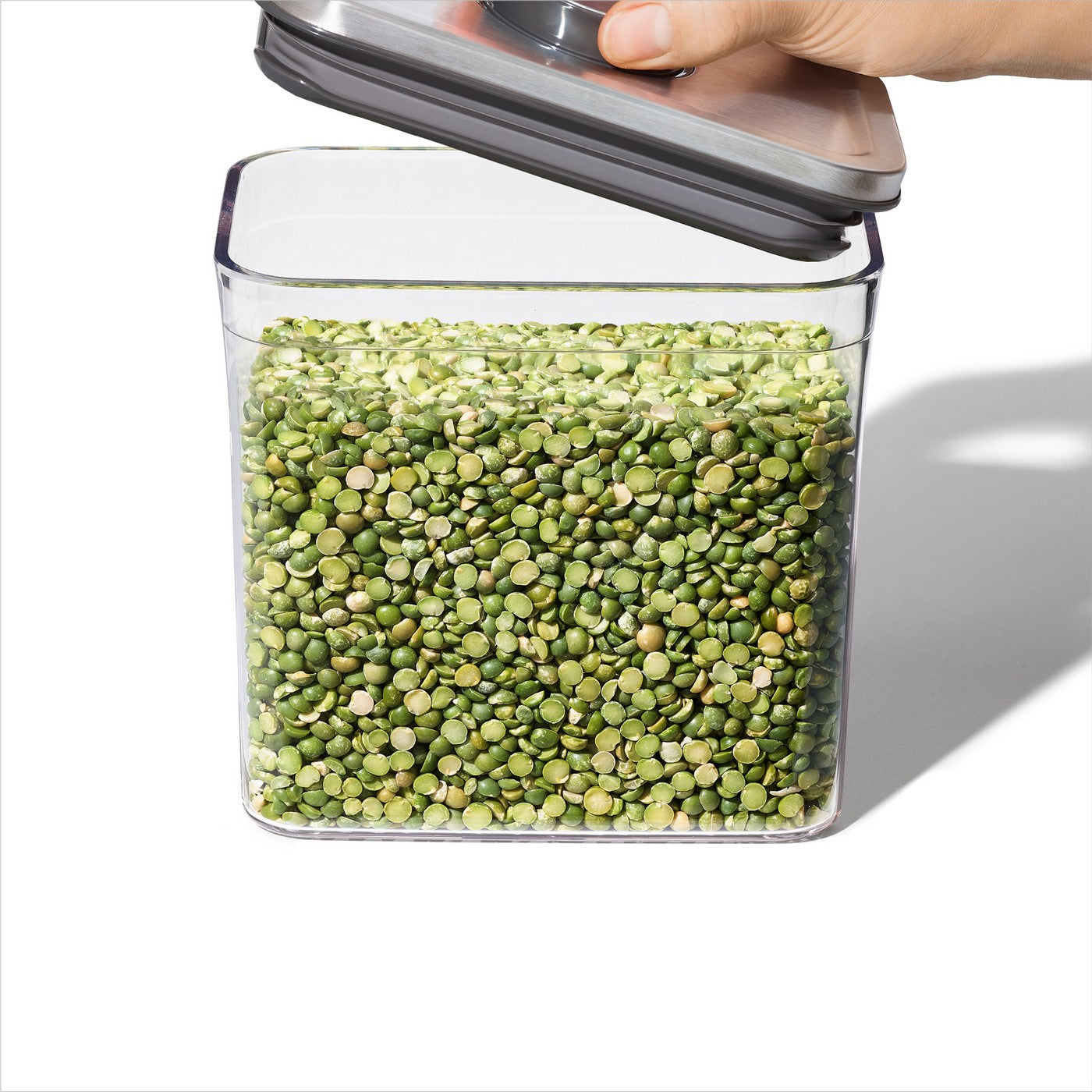Pop Storage Box Rect. Stainless steel 2.6L