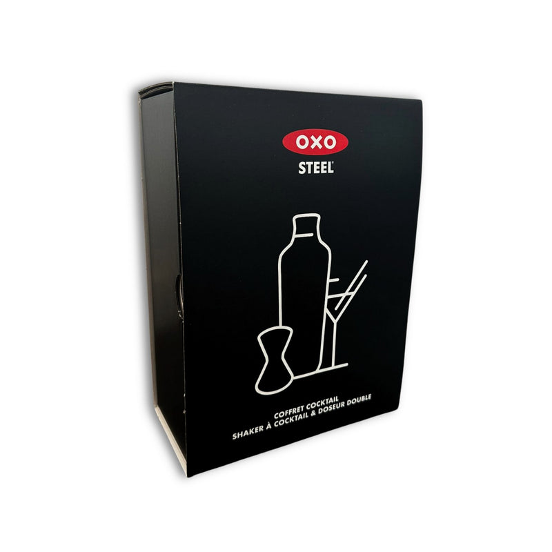 Coffret Cocktail : Shaker Et Doseur Double